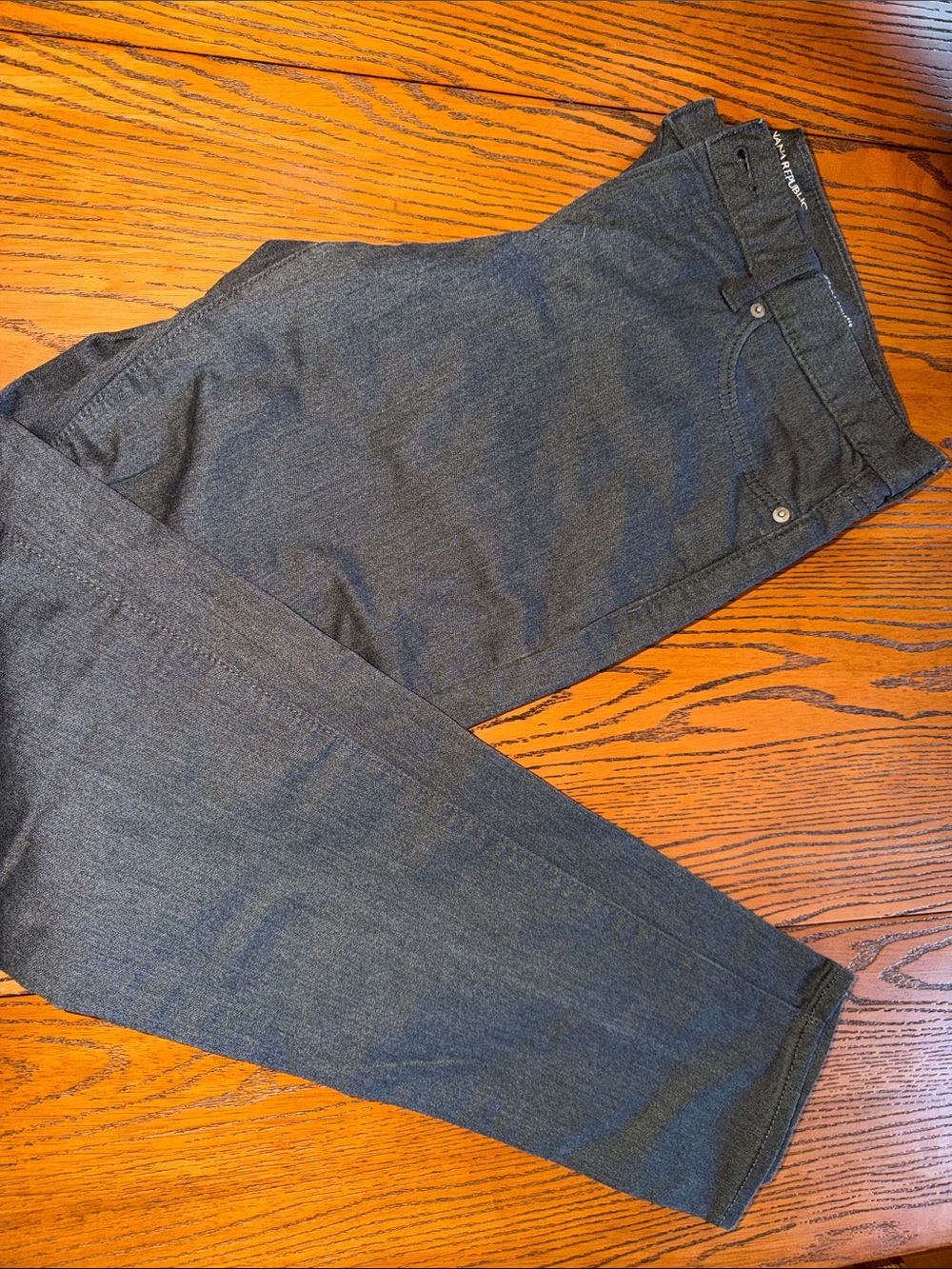 Men's Banana Republic Travel Jean Dark Gray